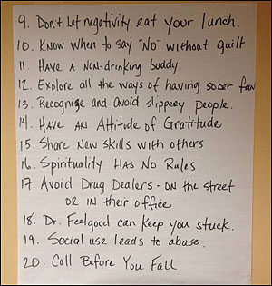 Recovery Tips - Have an Attitude of Gratitude