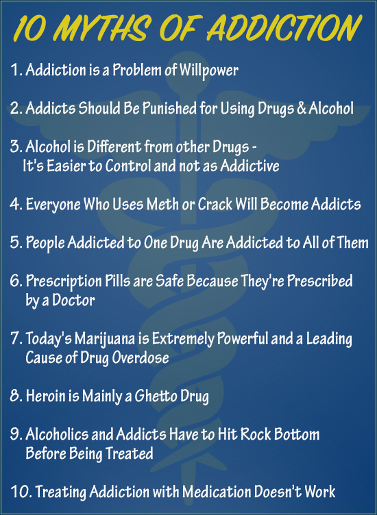 10 Myths of Addiction