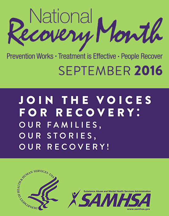 National Recovery Month is September