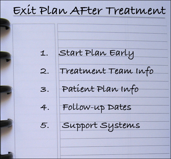 Exit Plan from Recovery Treatment