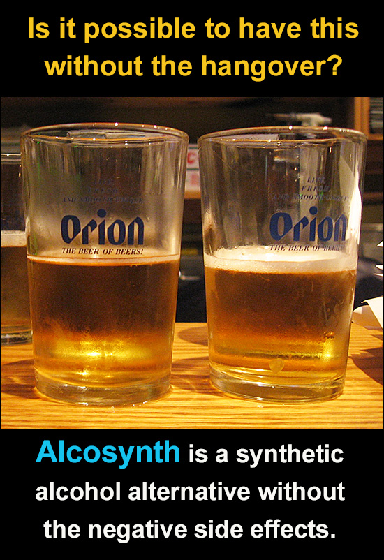 Alcosynth - No Hangover Synthetic Alcohol by Alcarelle