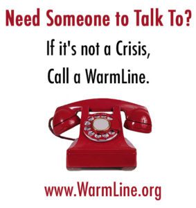 Warmline vs Crisis Hotline For Mental Heal and Recovery Help