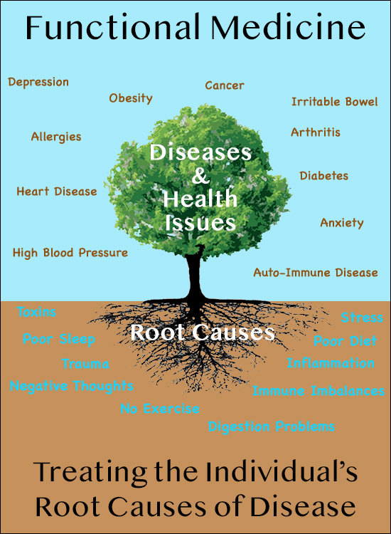 Functional Medicine Treats Root Cause of Disease and Illness