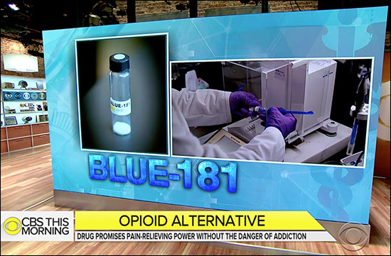 Blue-181 Opioid Alternative Painkiller