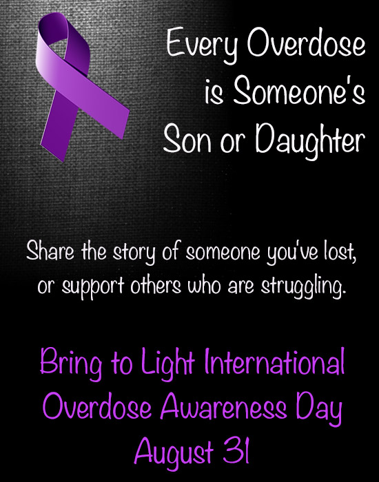 International Overdose Awareness Day - August 31