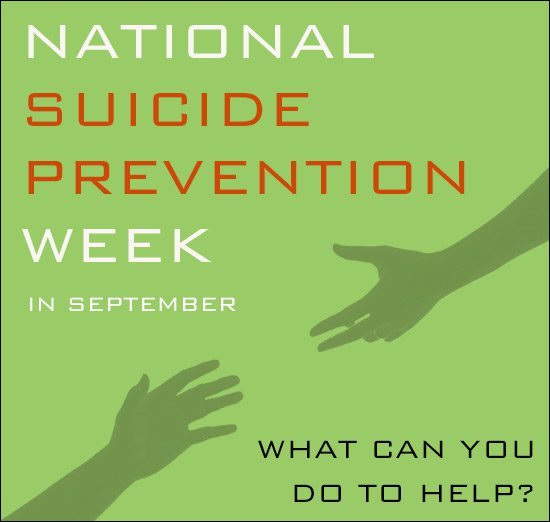 National Suicide Prevention Week - What Can You Do to Help?