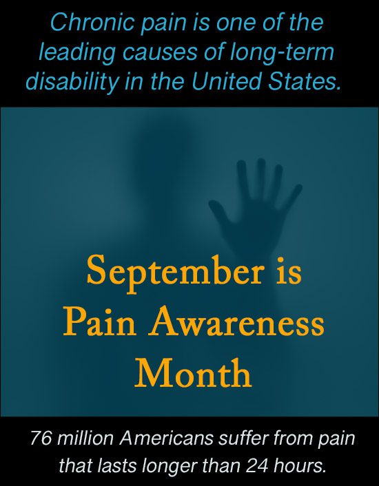 September is Pain Awareness Month: Understanding Chronic Pain