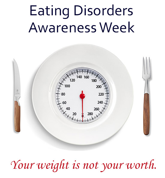 Eating Disorders Awareness Week in February