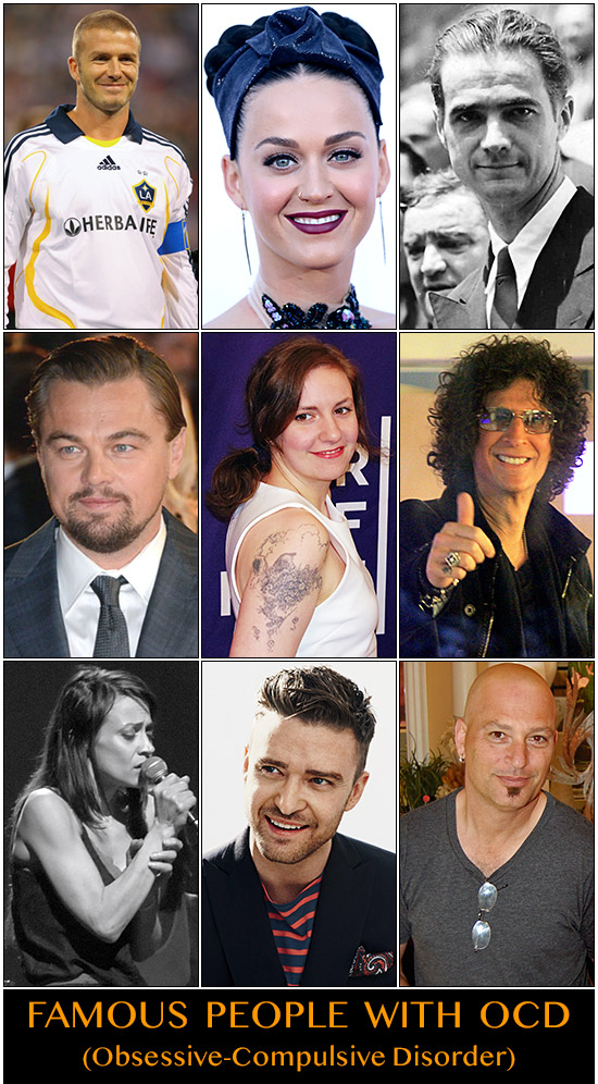 Famous People With OCD - Obsessive Compulsive Disorder