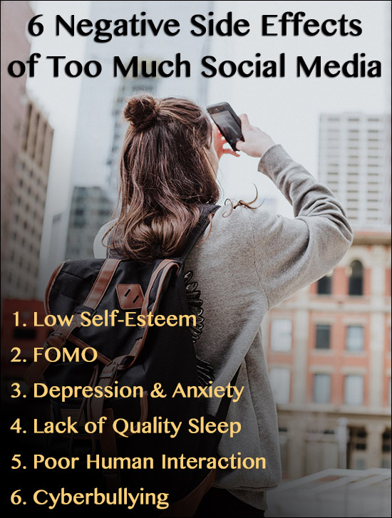 6 Negative Side Effects of Too Much Social Media