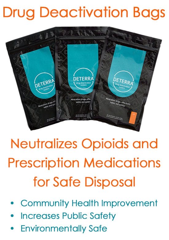 Drug Deactivation Bags Properly Dispose of Opioids and Prescription Medications