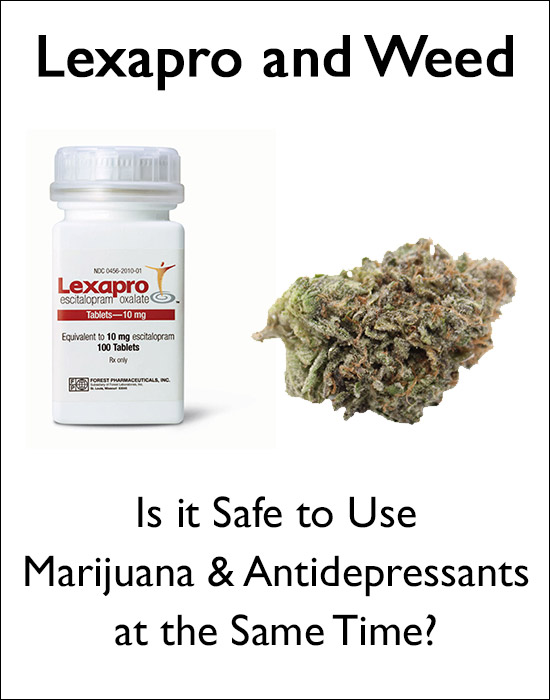 Lexapro and Weed - Is it Safe to Use Marijuana and Antidepressants at the Same Time?